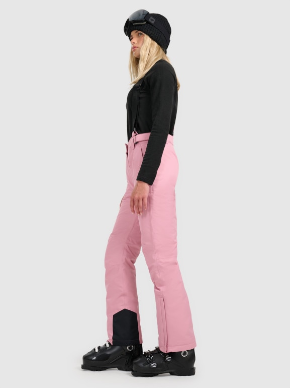 Damskie spodnie narciarskie 4F 4FWAW25TFTRF1157 - różowe