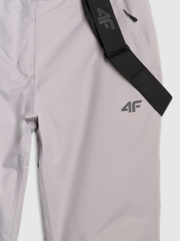 Damskie spodnie narciarskie 4F 4FWAW25TFTRF1157 - szare
