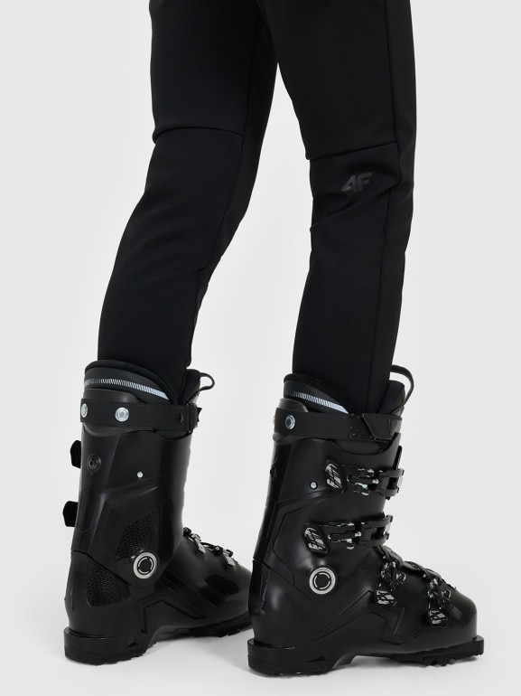 Damskie spodnie narciarskie softshell 4F 4FWAW25TFTRF0945 - czarne