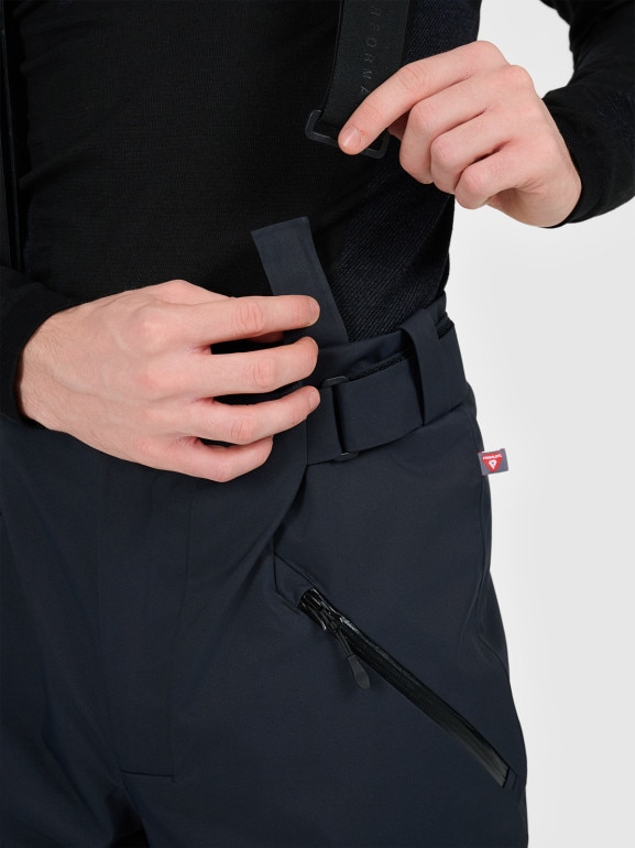 Damskie spodnie narciarskie z szelkami Dermizax 20000 4F 4FWAW25TFTRM0902 - czarne