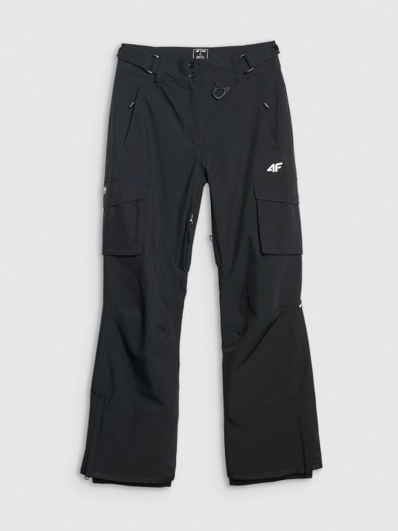 Damskie spodnie snowboardowe 4F 4FWAW25TFTRF1220 - czarne