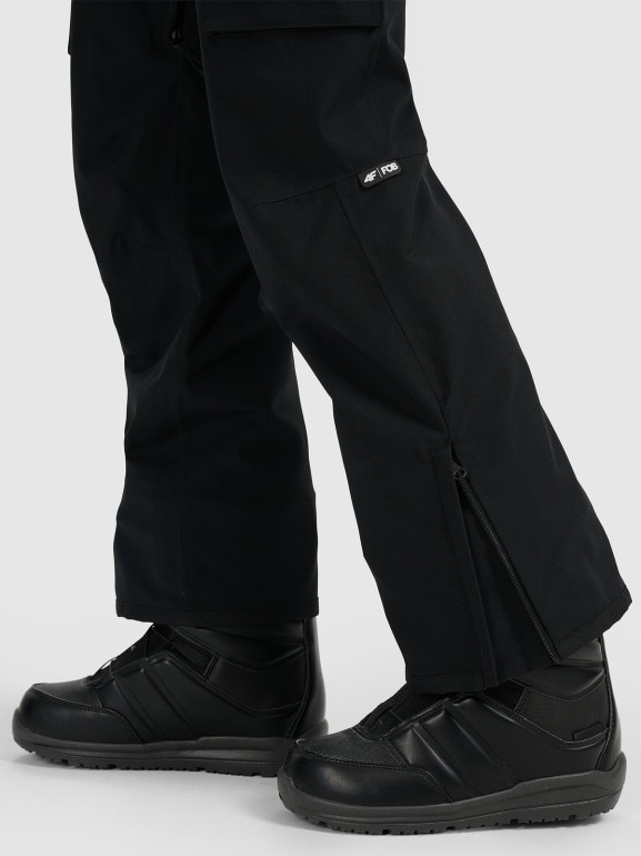Damskie spodnie snowboardowe 4F 4FWAW25TFTRF1220 - czarne