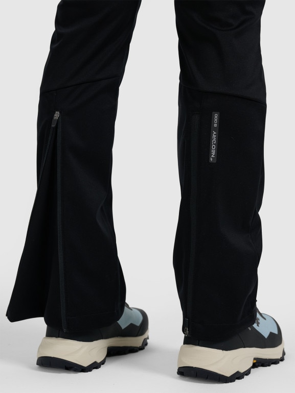 Damskie spodnie softshellowe 4F 4FRAW25TFTRF1236 - czarne