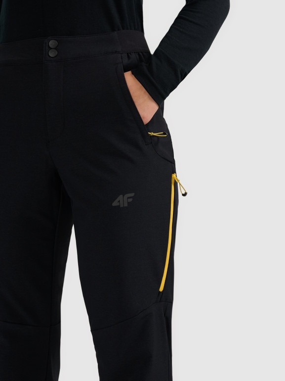 Damskie spodnie trekkingowe 4F 4FRAW25TFTRF1234 - czarne