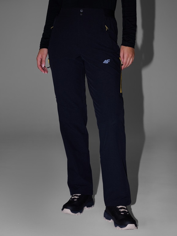 Damskie spodnie trekkingowe 4F 4FRAW25TFTRF1234 - czarne