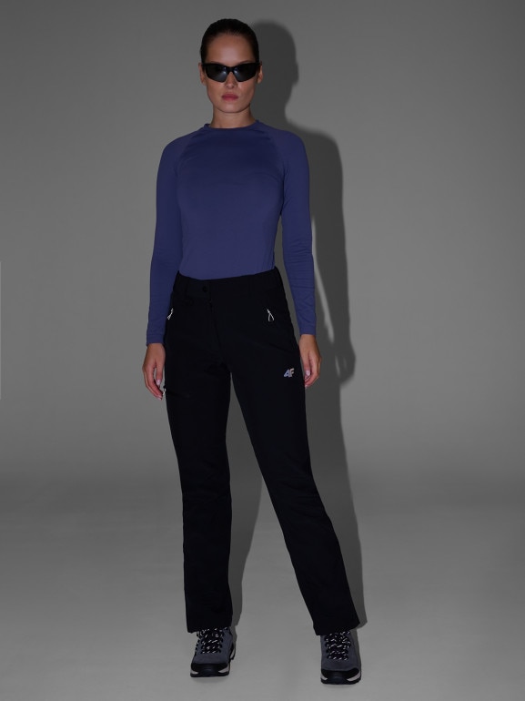 Damskie spodnie trekkingowe 4F 4FRAW25TFTRF1235 - czarne