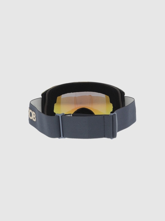 Gogle snowboardowe z multibarwną powłoką uniseks 4f 4FWAW25AGOGU051 - granatowe