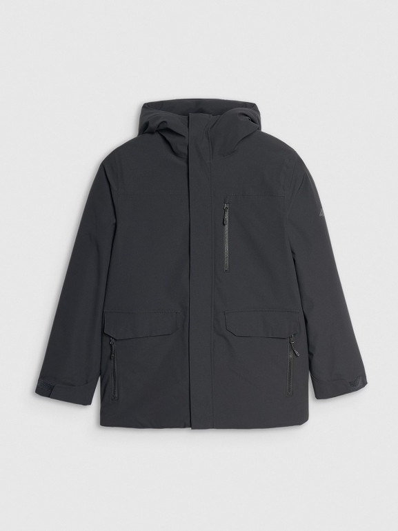 Chłopięca kurtka przejściowa 4F 4FJRAW25TJACM309 - czarna