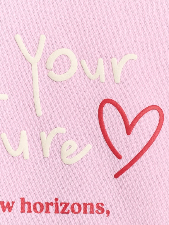 Dziewczęca bluza nierozpinana z kapturem 4F 4FJRAW25TSWSF2429 - różowa