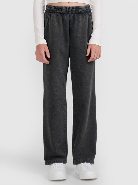 Dziewczęce spodnie dresowe 4F 4FJRAW25TTROF1472 - szare