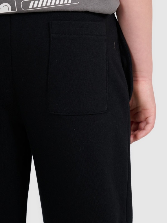 Chłopięce spodnie dresowe 4F 4FJRAW25TTROM1670 - czarne