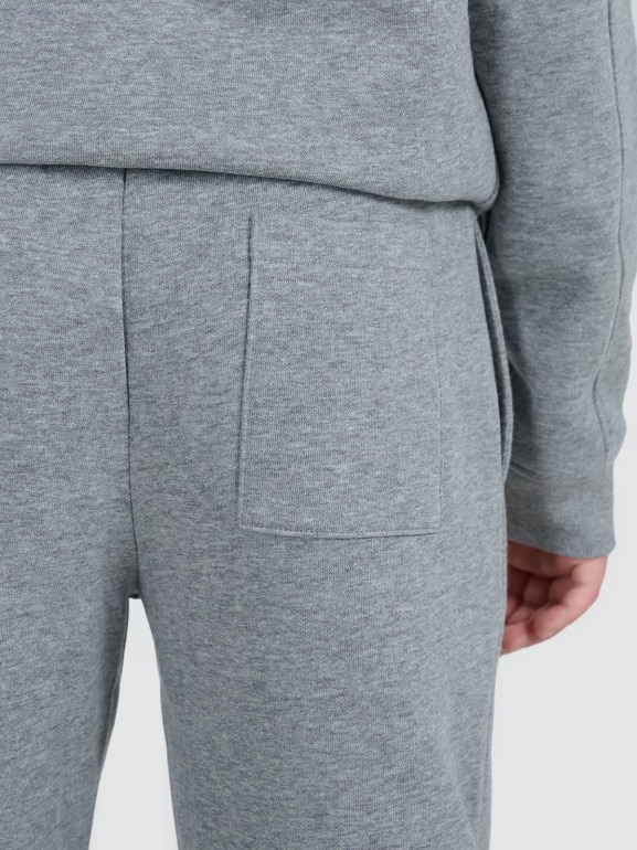 Chłopięce spodnie dresowe 4F 4FJRAW25TTROM1670 - szare