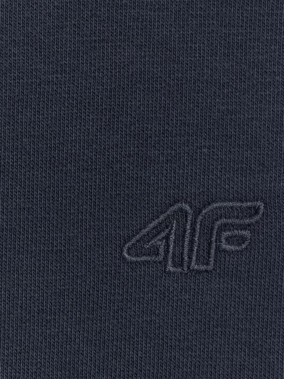 Dziewczęca bluza nierozpinana z kapturem 4F 4FJRMM00TSWSF2465 - granatowa