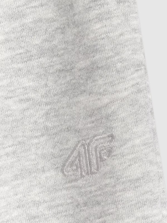 Dziewczęce spodnie dresowe joggery 4F 4FJRMM00TTROF1615 - szare