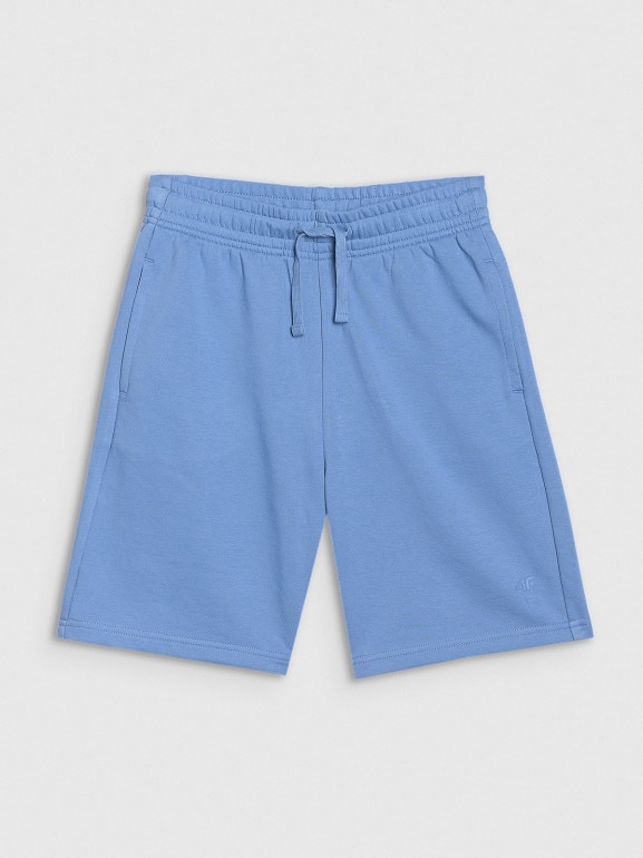 Chłopięce spodenki dresowe 4F 4FJRSS25TSHOM685 - niebieskie