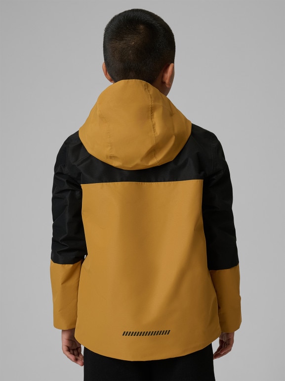 Chłopięca kurtka przejściowa 4F 4FJRSS26TTJAM1137 - brązowa