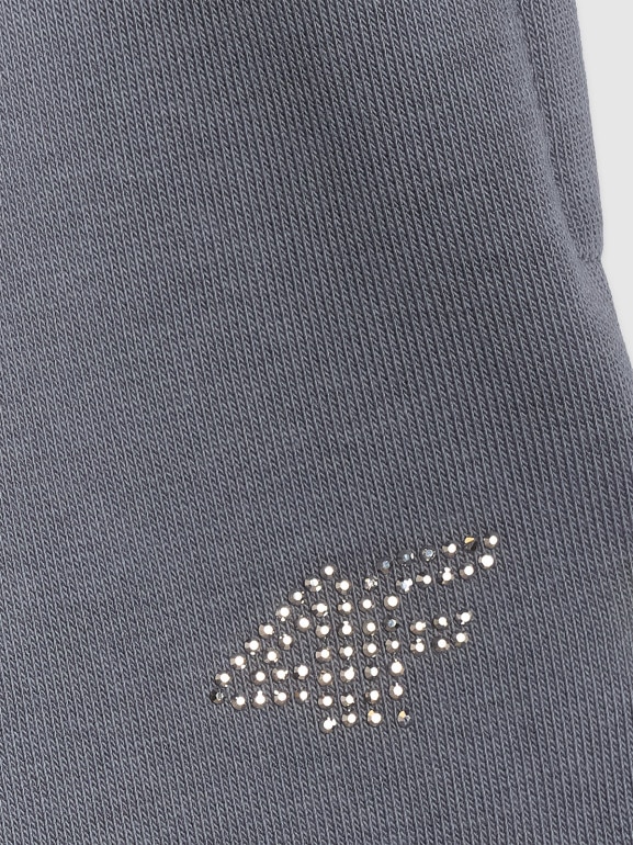 Dziewczęce spodnie dresowe joggery4f 4FJRSS26TTROF1729 - szare