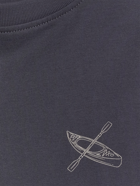 Chłopięcy t-shirt z nadrukiem 4F 4FJRSS26TTSHM3748 - szary