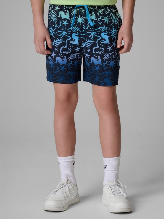 Chłopięce spodenki plażowe 4F 4FJRSS26UBDSM211 - multikolor
