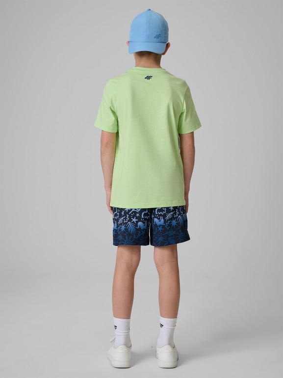 Chłopięce spodenki plażowe 4F 4FJRSS26UBDSM211 - multikolor
