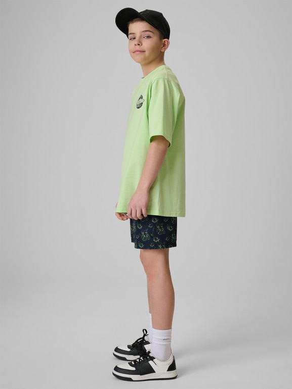 Chłopięce spodenki plażowe 4F 4FJRSS26UBDSM214 - czarne