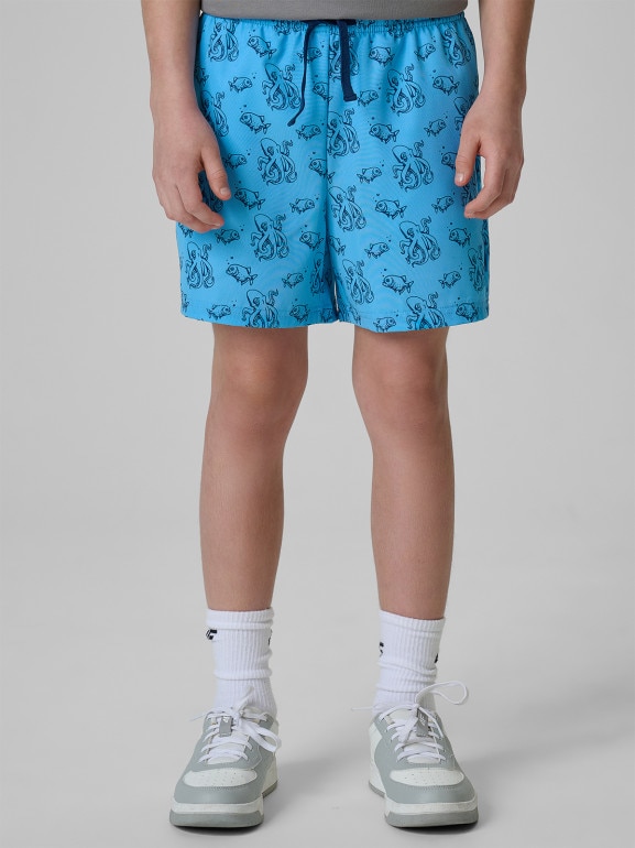 Chłopięce spodenki plażowe 4F 4FJRSS26UBDSM214 - niebieskie
