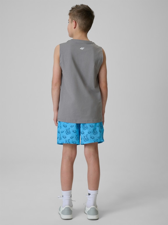 Chłopięce spodenki plażowe 4F 4FJRSS26UBDSM214 - niebieskie