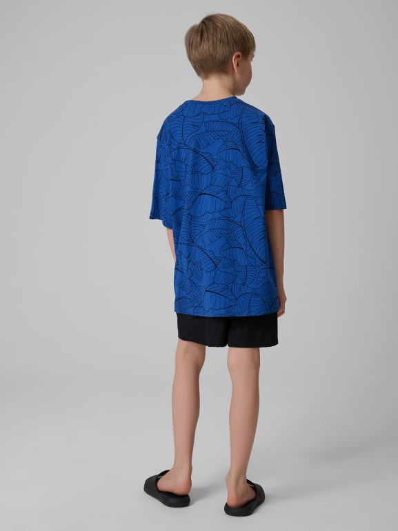 Chłopięce spodenki plażowe 4F 4FJRSS26UBDSM217 - czarne