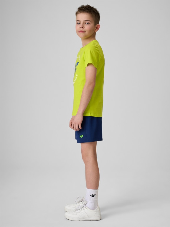 Chłopięce spodenki plażowe 4F 4FJRSS26UBDSM217 - granatowe