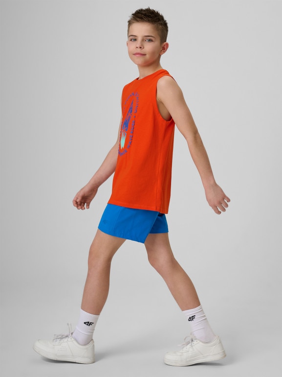 Chłopięce spodenki plażowe 4F 4FJRSS26UBDSM217 - niebieskie