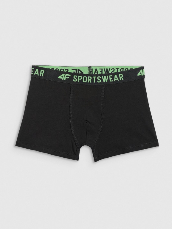 Chłopięce bokserki (3-pack) 4F 4FJRSS26UBXSM095 - czarne