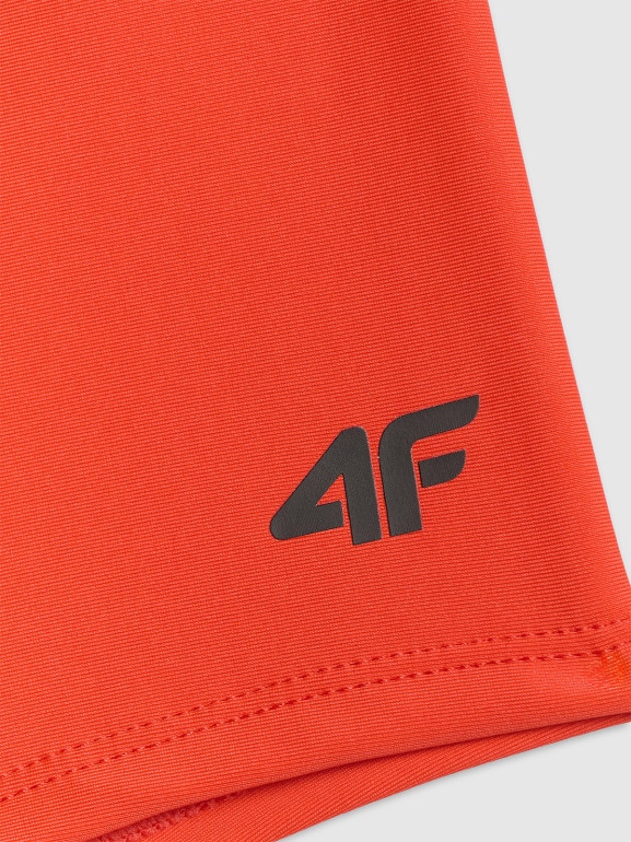 Chłopięce kąpielówki 4F 4FJRSS26USWTM077 - czerwone