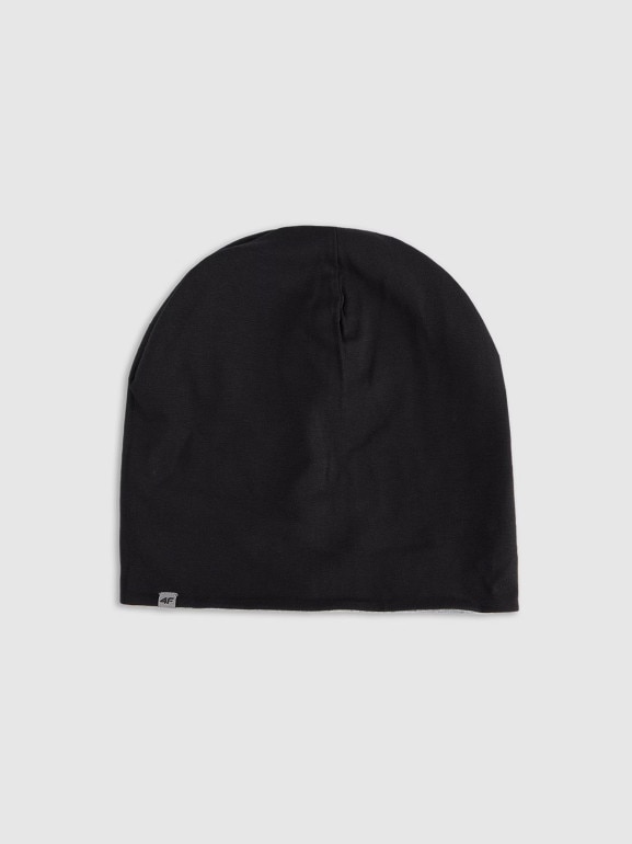 Dziecięca czapka beanie dwustronna 4F 4FJWAW25ACAPU603 - szara