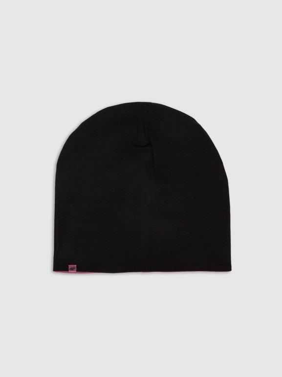 Dziecięca czapka beanie dwustronna 4F 4FJWAW25ACAPU603 - różowa
