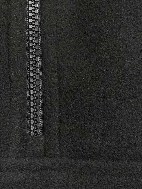 Chłopięcy polar z kapturem 4F 4FJWAW25TFLEM350 - czarny