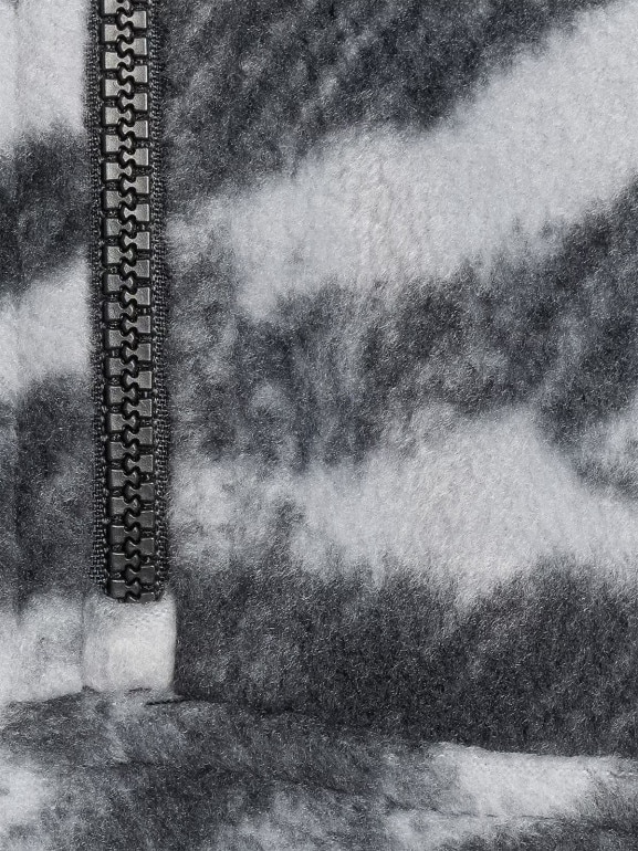 Chłopięcy polar z kapturem 4F 4FJWAW25TFLEM350 - multikolor