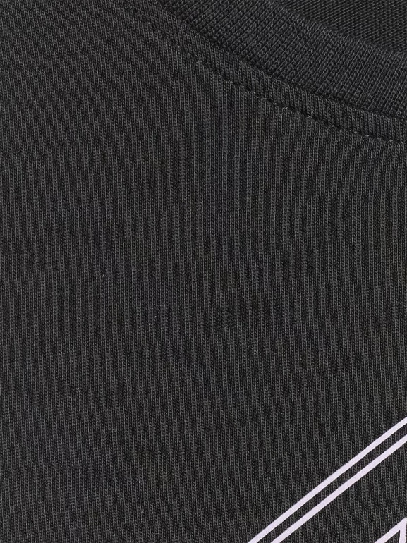 Dziewczęcy t-shirt z nadrukiem 4F 4FJWAW25TTSHF2388 - czarny