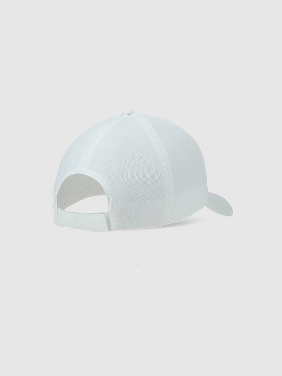 Dziecięca czapka z daszkiem 4F 4FJWMM00ACABU469 - biała