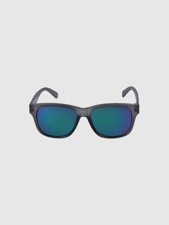 Dziecięce okulary przeciwsłoneczne z powłoką lustrzaną 4F 4FJWSS25ASUNU066 - szare