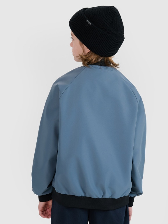 Chłopięca kurtka przejściowa 4F 4FJWSS25TJACM186 - niebieska