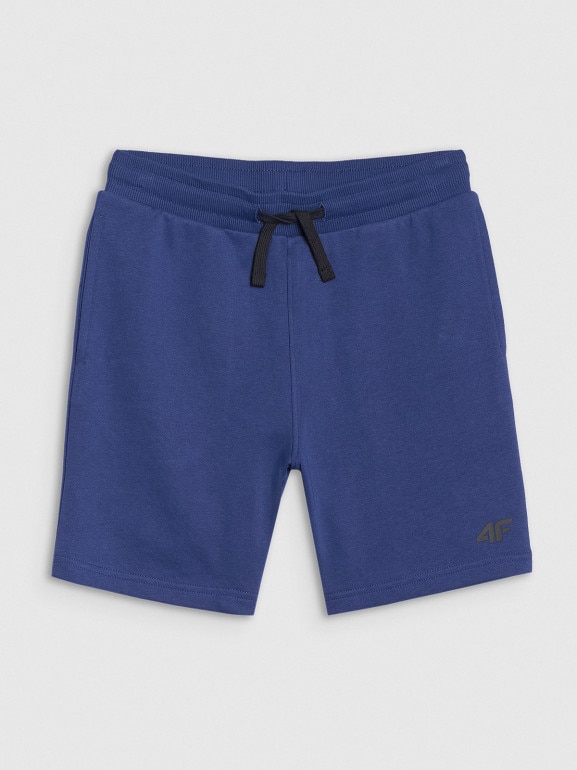 Chłopięce spodenki dresowe 4F 4FJWSS25TSHOM601 - niebieskie