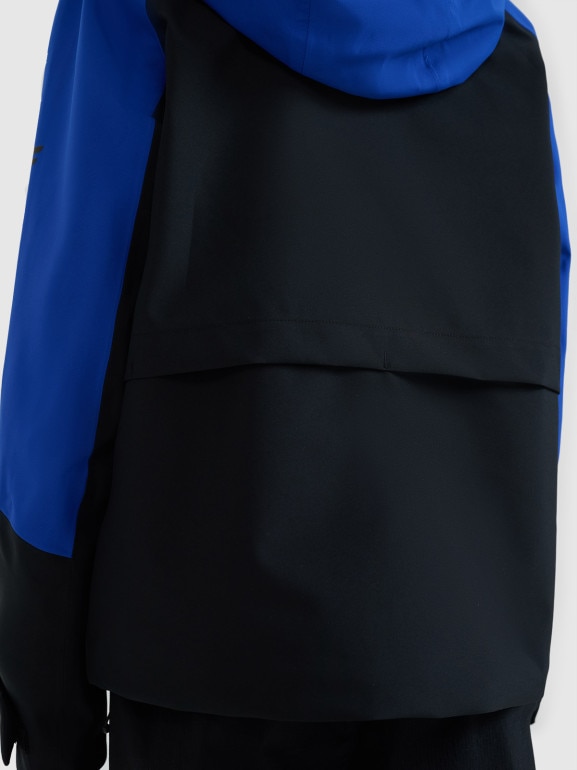 Chłopięca kurtka trekkingowa membrana 5000 4F 4FJWSS25TTJAM681 - niebieska