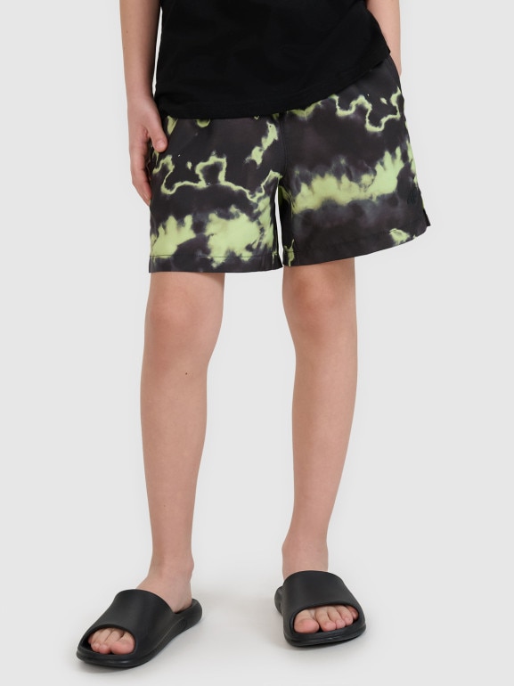 Chłopięce spodenki plażowe 4F 4FJWSS25UBDSM118 - multikolor