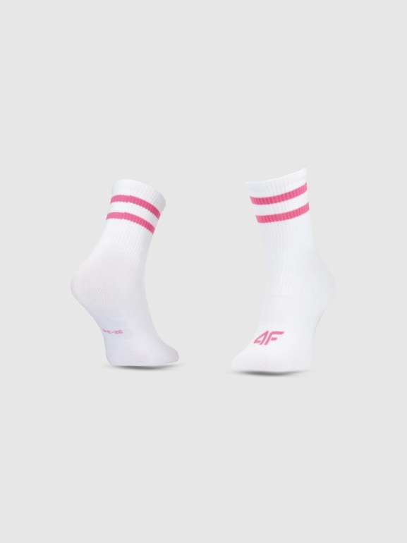 Dziewczęce skarpetki za kostkę 3-pack 4F 4FJWSS25USOCF346 - multikolor