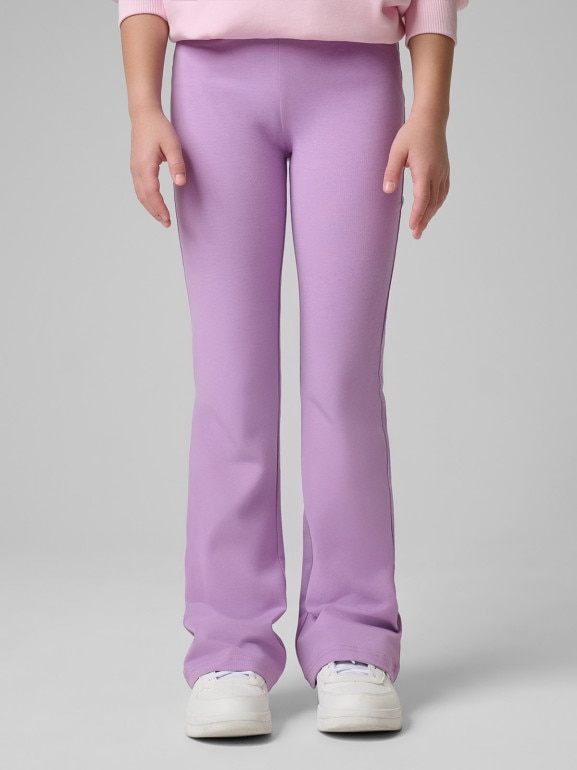 Dziewczęce legginsy 4F 4FJWSS26TTIGF275 - fioletowe