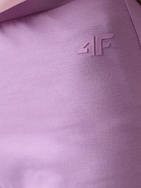 Dziewczęce legginsy 4F 4FJWSS26TTIGF275 - fioletowe