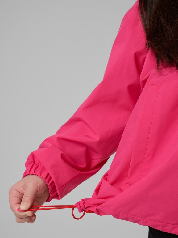 Dziewczęca kurtka przejściowa 4F 4FJWSS26TTJAU1096 -różowa