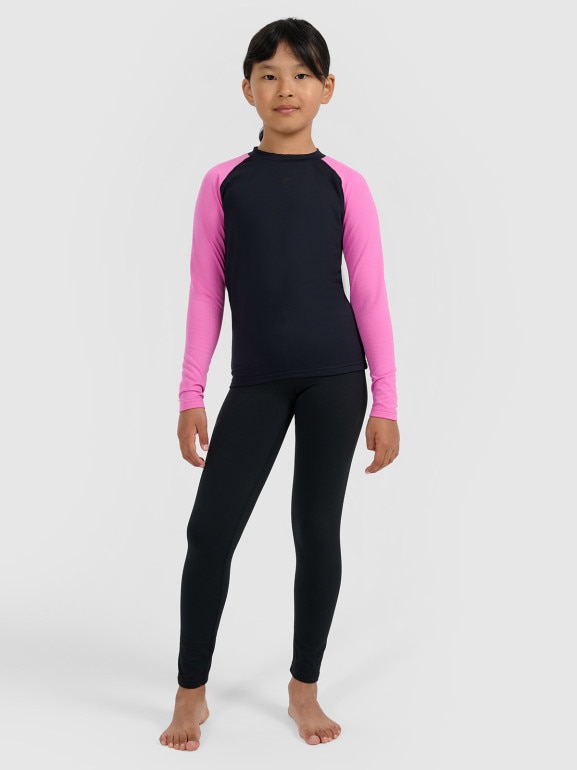 Dziecięca bielizna termiczna (dół) 4F 4FJRAW25UBRUU120 - czarna