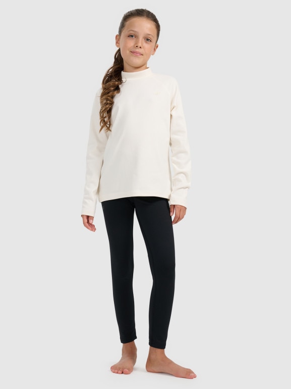 Bielizna termiczna ocieplana (dół) 4F 4FJRAW25UBRUU116 - czarna