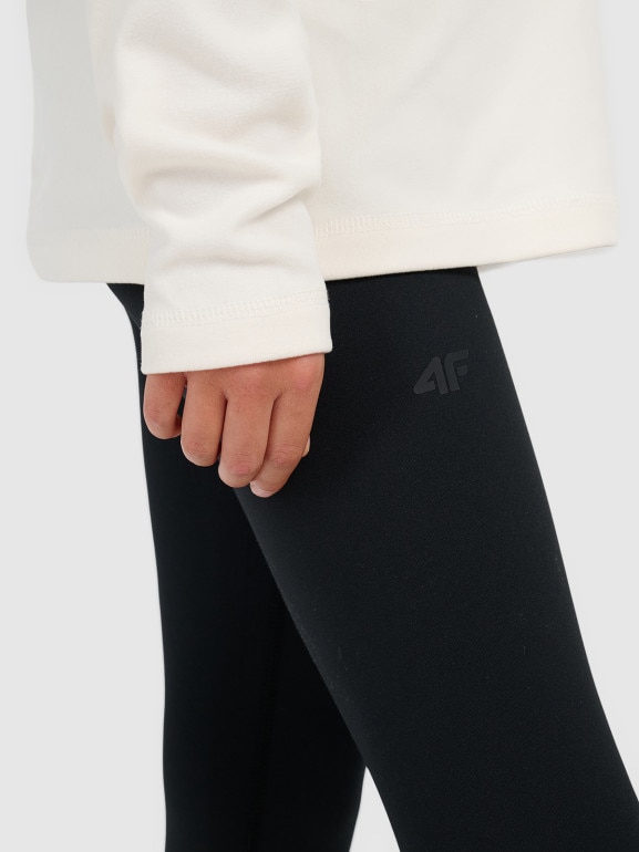 Bielizna termiczna ocieplana (dół) 4F 4FJRAW25UBRUU116 - czarna